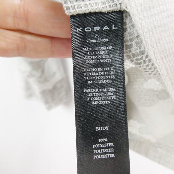 KORAL Descender Hoodie Jacket Sz M Gray White Camo Mesh Windbreaker Oversized - Picture 13 of 16